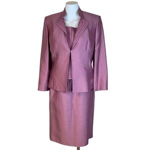 NWT- Vintage Albert Nipon Dusty Pink 3 Piece Suit- Sz 8